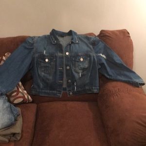 Ashley Stewart Jean Jacket